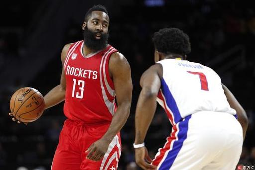  坎宁安两双活塞加时力克火箭结束五连败困境