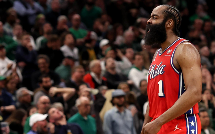 球友会体育- 76人哈登回归训练，大帝恩比德发声欢迎好兄弟  